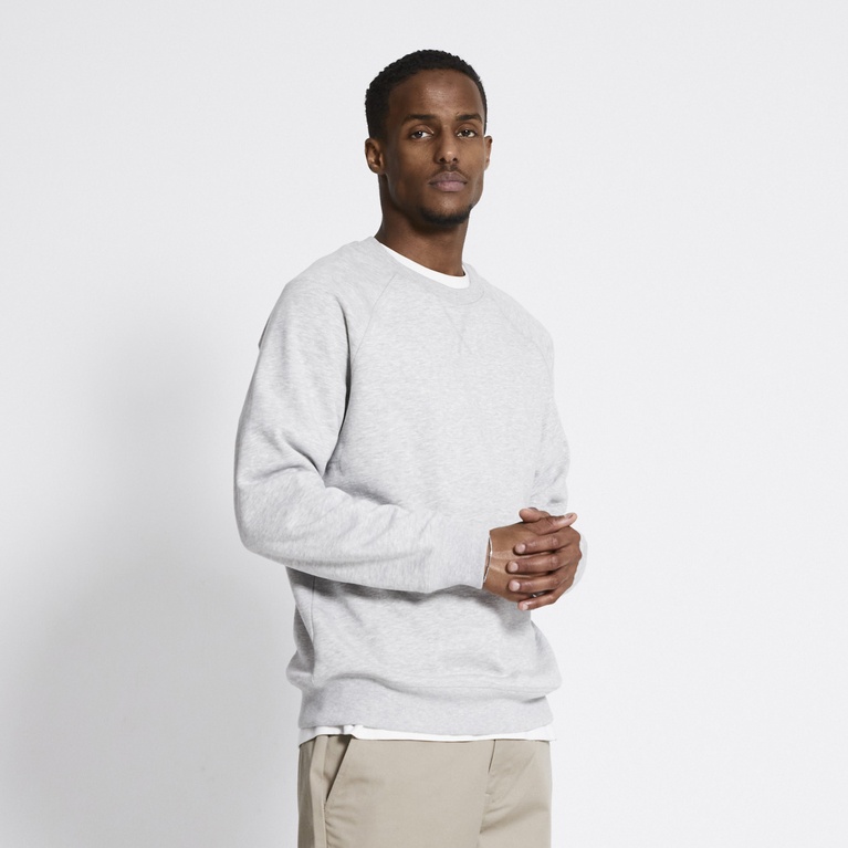 Basic sweatshirt "Roy" Grey Melange